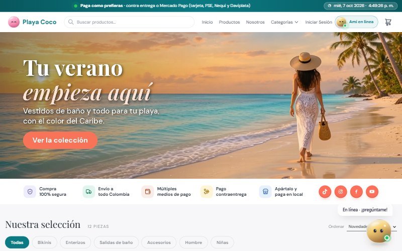 Tienda de ejemplo Playa Coco